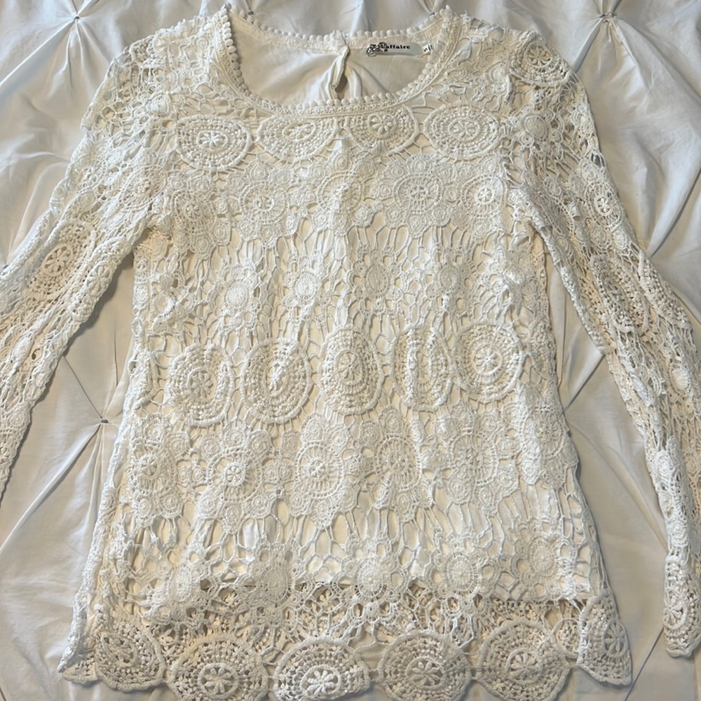 White Lace Top